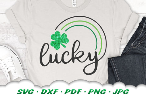 Lucky SVG | St Patricks Day SVG | Shamrock Svg | St Patricks Day Shirt SVG Cloud9Design 