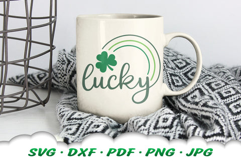 Lucky SVG | St Patricks Day SVG | Shamrock Svg | St Patricks Day Shirt SVG Cloud9Design 