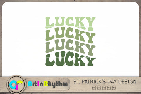 Lucky Svg, St. Patrick's Day Svg, St. Patrick Shirt Design, Lucky Shirt Design, Shamrock Svg SVG Artinrhythm shop 