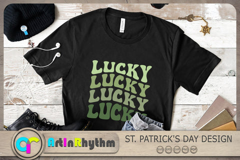 Lucky Svg, St. Patrick's Day Svg, St. Patrick Shirt Design, Lucky Shirt Design, Shamrock Svg SVG Artinrhythm shop 