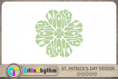 Lucky Svg, St. Patrick's Day Svg, St. Patrick Shirt Design, Shamrock Svg, Clover Svg SVG Artinrhythm shop 