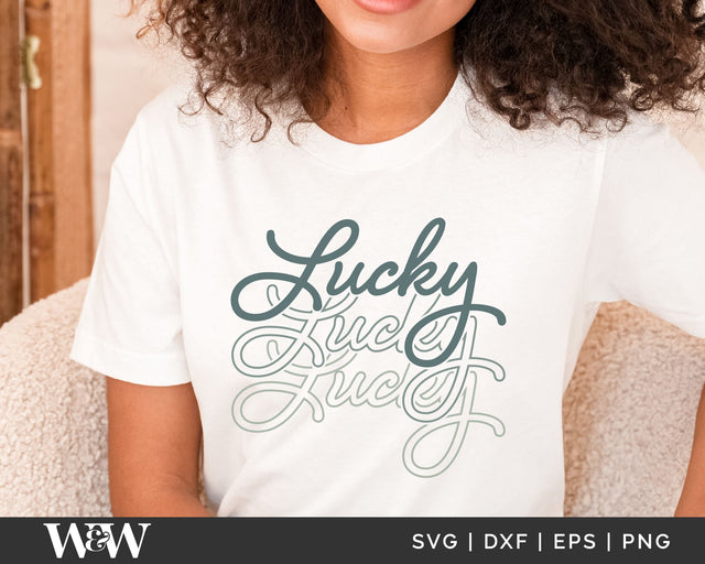 Lucky SVG | St Patrick's SVG SVG Wood And Walt 