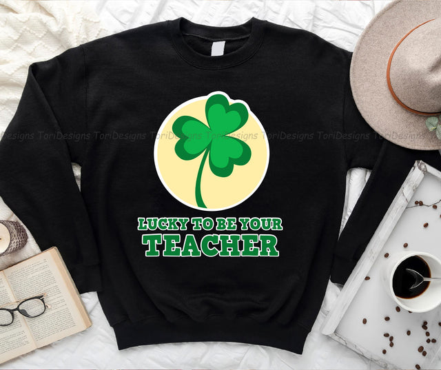 Lucky Teacher png sublimation design download, St. Patrick's Day png, Irish png, Teacher life png, sublimate designs download Sublimation ToriDesigns 