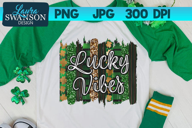 Lucky Vibes Sublimation Print Sublimation Laura Swanson Design 