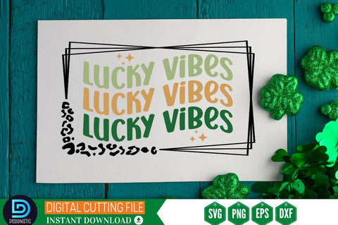 Lucky vibes SVG SVG DESIGNISTIC 