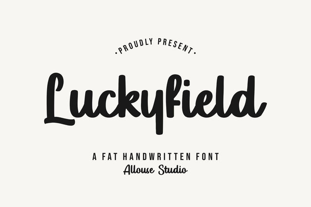 Luckyfield Font Allouse.Studio 