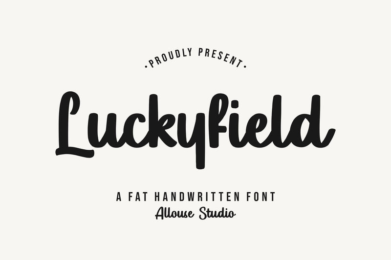 Luckyfield Font Allouse.Studio 