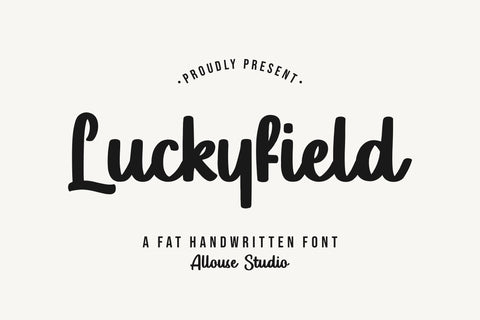 Luckyfield Font Allouse.Studio 