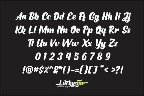 Luckystar Font Dumadistyle 
