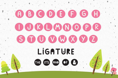 Lucy kids blocks font-A duo with hearts Font Cute files