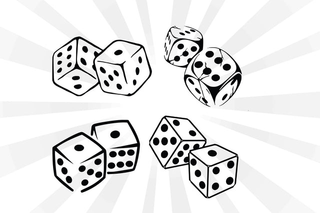 ludo dice Set collection SVG Johan Ru designs 