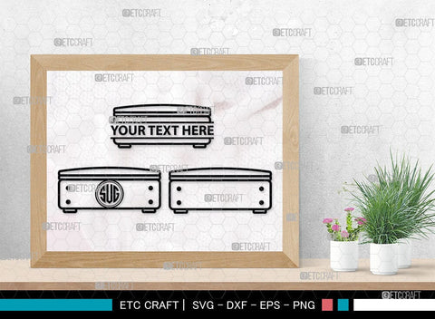 Luggage Monogram, Luggage Silhouette, Luggage SVG Cut Files, Suitcase Svg, Travel Bag Silhouette Svg, SB00077 SVG ETC Craft 