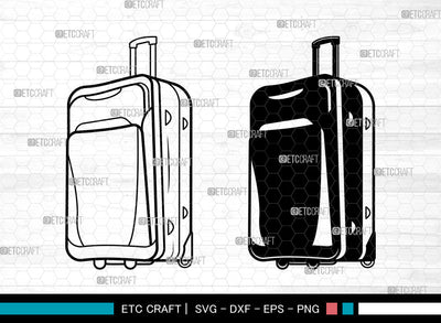 Luggage SVG, Suitcase Svg, Baggage Svg, Travel Svg, Luggage Svg SVG ETC Craft 