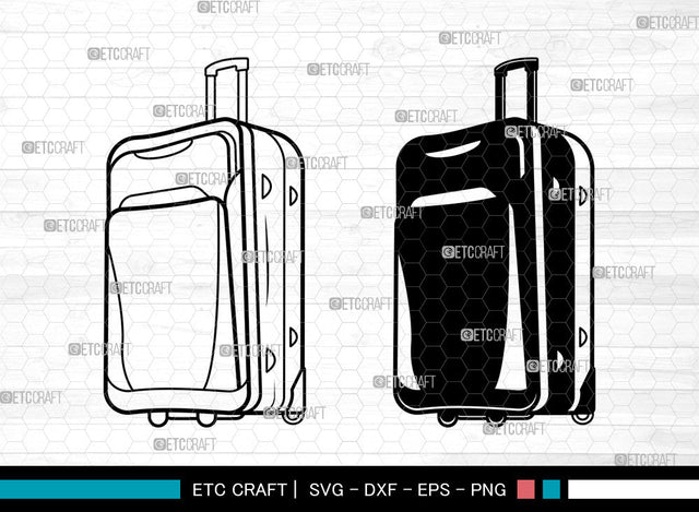 Luggage SVG, Suitcase Svg, Baggage Svg, Travel Svg, Luggage Svg SVG ETC Craft 