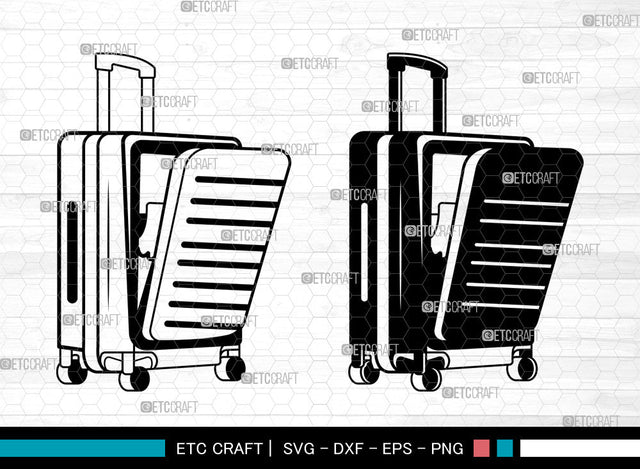 Luggage SVG, Suitcase Svg, Baggage Svg, Travel Svg, Luggage Svg SVG ETC Craft 