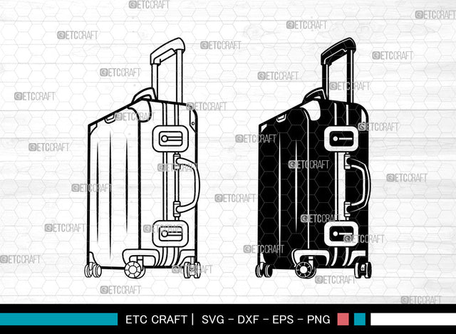 Luggage SVG, Suitcase Svg, Baggage Svg, Travel Svg, Luggage Svg SVG ETC Craft 