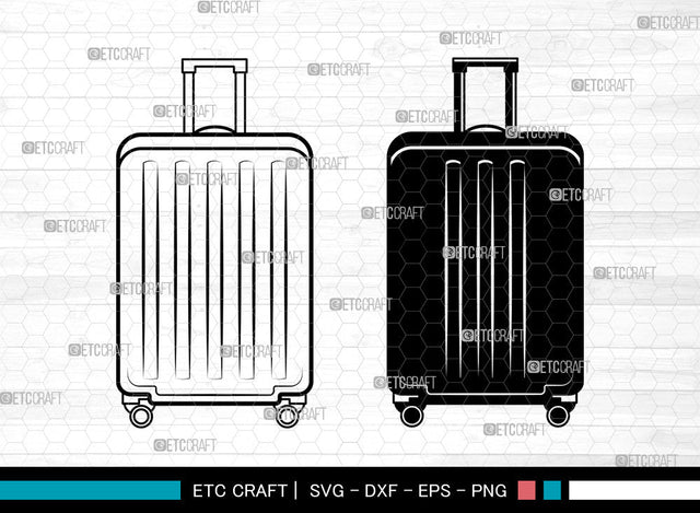 Luggage SVG, Suitcase Svg, Baggage Svg, Travel Svg, Luggage Svg SVG ETC Craft 