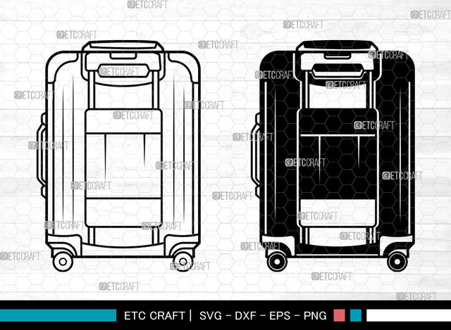 Luggage SVG, Suitcase Svg, Baggage Svg, Travel Svg, Luggage Svg SVG ETC Craft 
