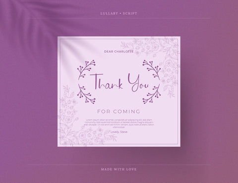 Lullaby Tint Script Font Font inferno.studio3 