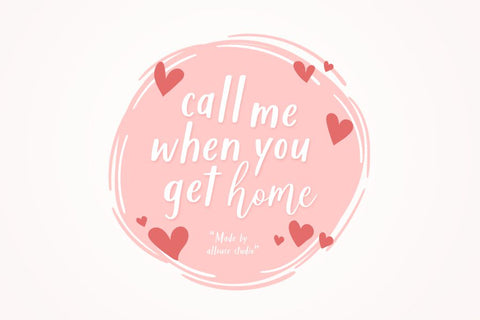 Lullapeach Font Allouse.Studio 