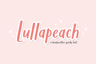 Lullapeach Font Allouse.Studio 
