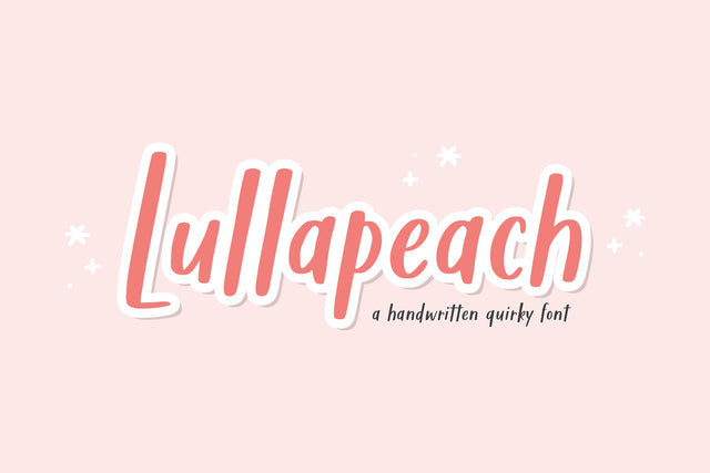 Lullapeach Font Allouse.Studio 