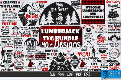 Lumberjack SVG Bundle | Funny Quotes Svg SVG Fly Design 