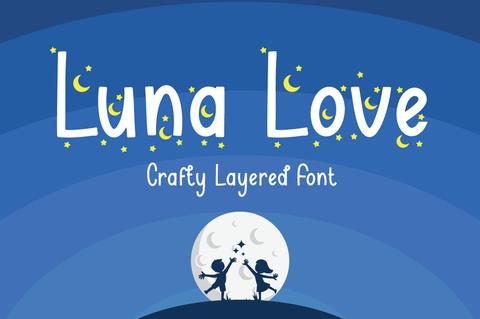 Luna Love - Display Font Font Attype studio 