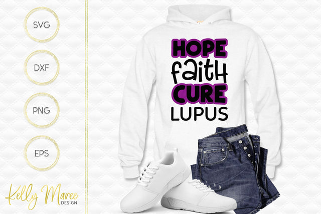 Lupus Awareness Cut File Kelly Maree Design 