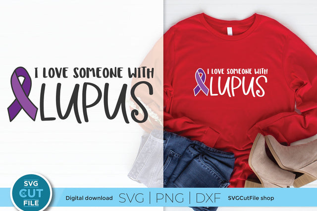 Lupus awareness svg-love someone SVG SVG Cut File 