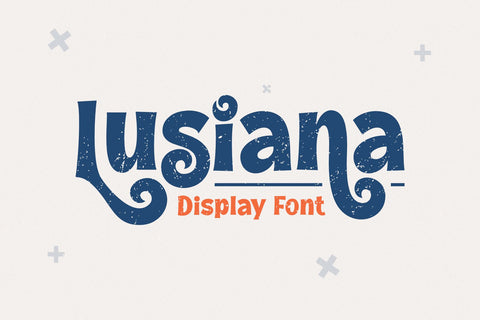 Lusiana - Display Font Dumadistyle 