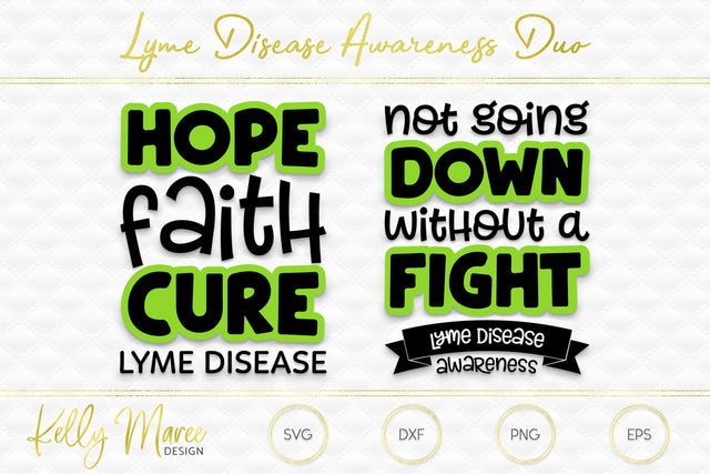Lyme Disease Cut File Duo Kelly Maree Design 