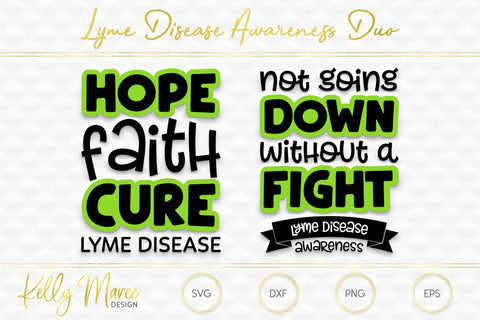 Lyme Disease Cut File Duo Kelly Maree Design 