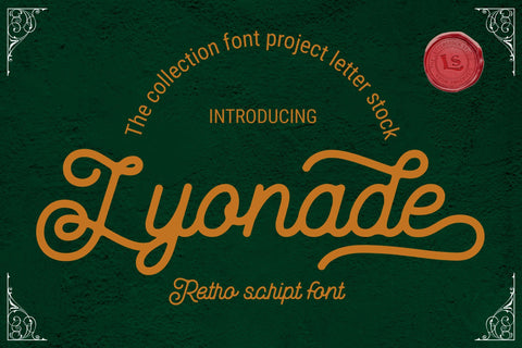 Lyonade Font letterstockstd 