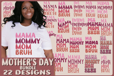 Ma Mama Mom Bruh SVG PNG EPS DXF 22 Designs SVG On the Beach Boutique 