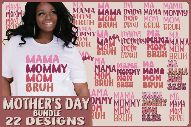 Ma Mama Mom Bruh SVG PNG EPS DXF 22 Designs SVG On the Beach Boutique 