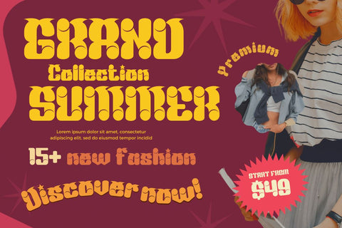 Mabed | Groovy Retro Font Font twinletter 