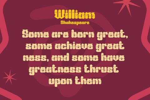 Mabed | Groovy Retro Font Font twinletter 