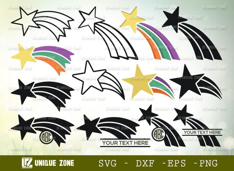 Mabel's Star SVG Bundle, Star Svg, Mabel's Star Logo Svg, Mabel's Star Monogram, Rainbow Mabel Star Svg, Shooting Star Svg SVG Unique Zone 