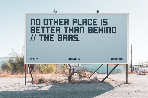 MACHINE Typeface Font Storytype Studio 