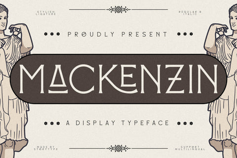 Mackenzin Typeface Font Storytype Studio 