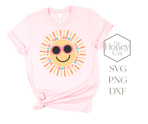 Made for Sunny Days SVG | Retro Summer Sublimation and SVG SVG The Honey Company 