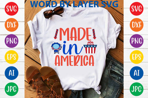 Made In America, 4th Of July SVG Design SVG Rafiqul20606 