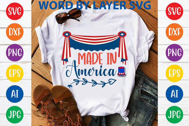 Made In America, 4th Of July SVG Design SVG Rafiqul20606 