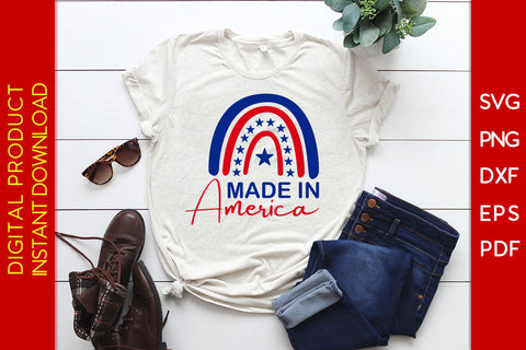 Made In America 4th Of July SVG PNG PDF Cut File SVG Creativedesigntee 