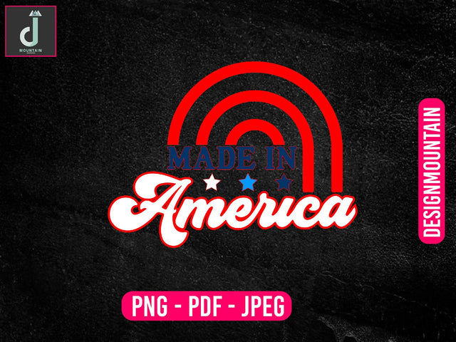 Made in America png design Sublimation Alihossainbd 