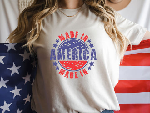 Made in America SVG, 4th of july SVG, Grunge Svg SVG TonisArtStudio 