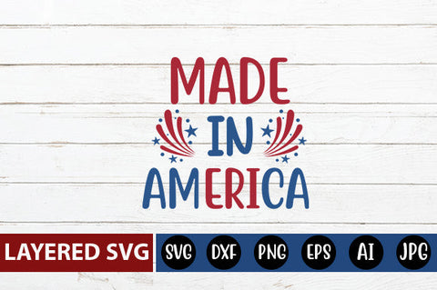 Made In America SVG cute file SVG Blessedprint 