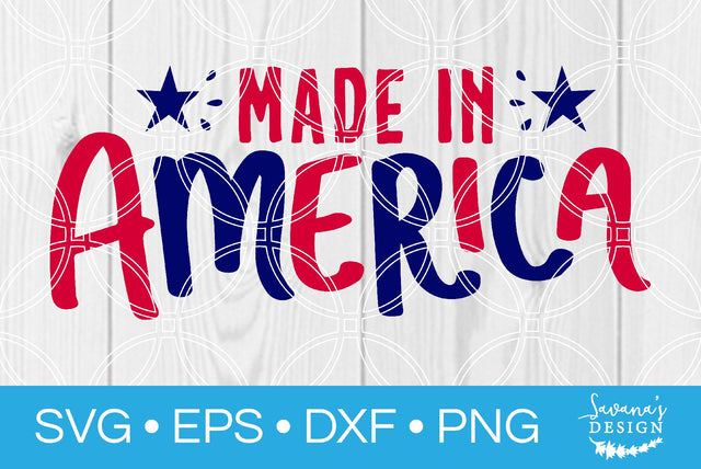 Made in America SVG SavanasDesign 