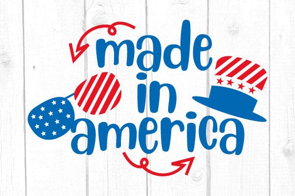 Made In America Svg SVG cricutfilesmg 